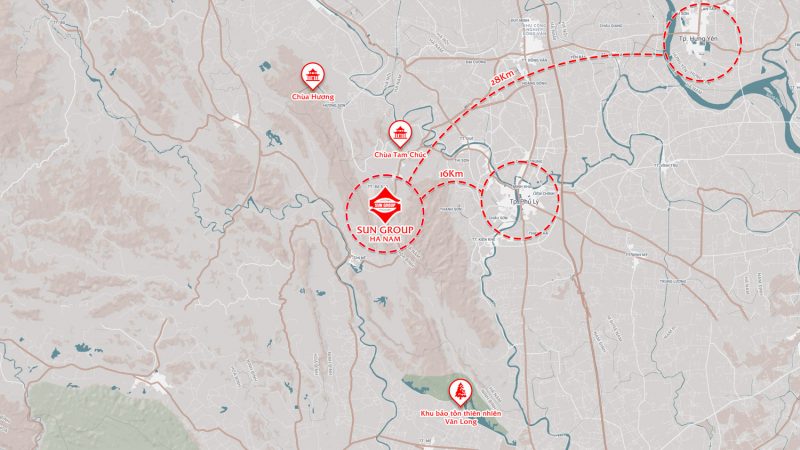 Vị trí dự án Sun Group Hà Nam ở đâu?